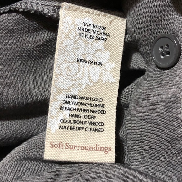 Soft Surroundings Sleeveless Tie Dye Jump Suit PS - Picture 13 of 13